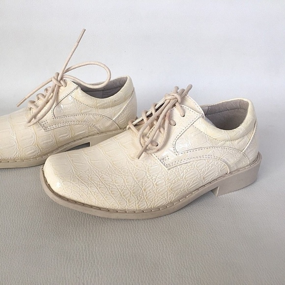 Jimi Jaymz Boys' Dress Shoes Ice (cream) Size 13.5 - Picture 1 of 7